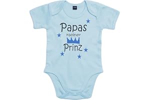 WarmherzIch Baby Body Papas kleiner Prinz Strampler liebevoll bedruckt König Chef ein und Alles King