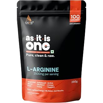 AS-IT-IS One L Arginine, Unflavoured & Unsweetened, 250...