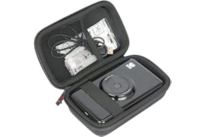 Khanka Funda Estuche para Kodak Mini Shot/Mini 2 HD/Mini 2 Retro P210R/Mini Shot 2 Retro C210R Impresiones Inalámbricas de 5 X 7.6 cm Cámara Digital de Impresión Instantánea. (Solo Caso)