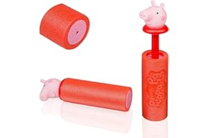 SMART PLANET Smart-Planet 2X Wasserspritzpistole Peppa Pig Mini Schaumstoff Wasserpistole Foam Shooter - Wasser Spritzpistole - das Spielzeug für Garten Schwimmbad Hallenbad