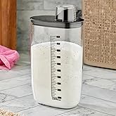 Hava Ge&ccedil;irmez Vakumlu Deterjan Saklama Kabı - Kendinden &Ouml;l&ccedil;ekli Vakum Kapaklı Deterjanlık 2100 ml