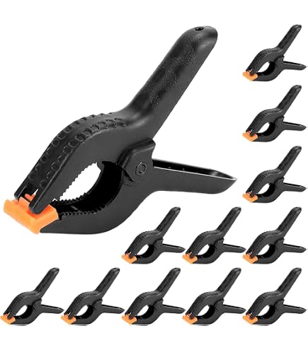 Lot De 10 Pinces à Outils à Ressort – Taille 19 Mm – Rangement Pour Garage, Abri De Jardin – Maintien Balais, Râteaux