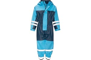 Playshoes Traje Impermeable Con Forro Polar Chaqueta impermeable Unisex niños (Pack de 1)