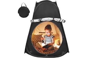 WINUOYANG Sensory Tent, Pop Up Tent for Kids Blackout Teepee Calm Down Teepee with Curtain Strap & Bag Calm Corner for Children to Play and Relax With Autism,SPD,Anxiety & Improve Focus