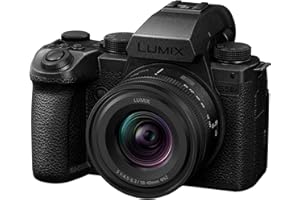 Panasonic LUMIX DC-S5M2XNE Fotocamera Mirrorless Full Frame, Registrazione 4K 60P e 6K 30P Illimitata, Wi-Fi, Phase Hybrid AF, Active IS, Dual Native ISO, con Lente S-R1840E 18-40mm S, Nero