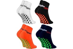 Rainbow Socks - Niñas Niños Calcetines Antideslizantes de Deporte