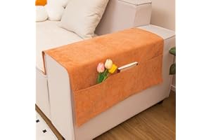 KARAOT Organizador mandos sofa,Organizador de Sofá,Bolsa de almacenamiento cabecera con Remote Control Holder para el Teléfono,Magzine,Gafas,Libro,Bolígrafos,Cables,Almacenamiento para colgar en el sofá.