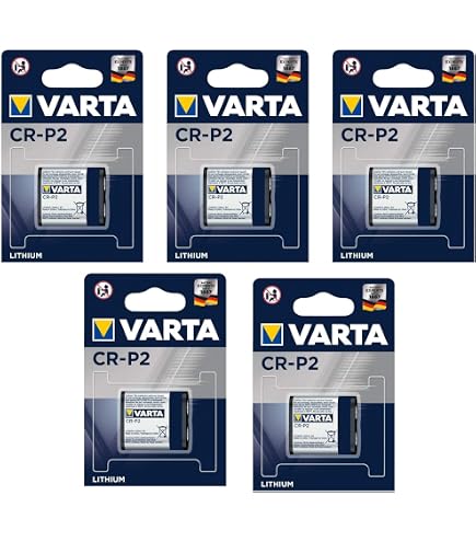 Panasonic CRP2 Lithium-Batterie 6V - 3er Pack, Ideal Für Kameras Und Fotoequipment