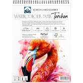 Schoellershammer Torchon Sulu Boya Defteri A4, 250 gr/m&sup2;, 12 Yaprak | , %100 Sel&uuml;loz, Asitsiz Kağıt, Spiral Ciltli, FSC Serti