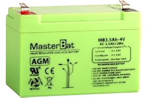 Master U-Power Bateria ołowiowa AGM 3,5Ah 4V