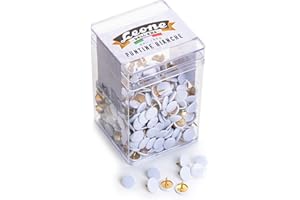 Puntine Colorate Leone Dell'Era - Bianche in Barattolo da 500 pezzi