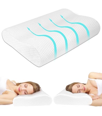 Almohada Piernas Dormir PORRASSO Almohada Viscoelastica Almohada