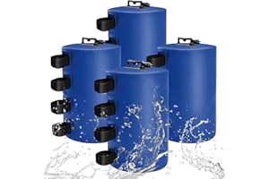 MRWiZMS Paquet de 4 Poids de Water Bag Gazebo,Bleu4 Pièces/Ensemble，Poids pour Les Jambes, Poids pour Jambes, tentes Pare-Soleil, Parasol