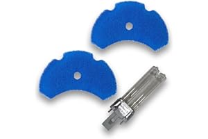 Finest-Filters Compatibile Hozelock Easyclear 3000 Filtro Spugna Schiuma E Lampada UV Stagno Set