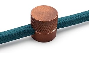 Amarcords - 3 Décentrateurs de presse-étoupe en aluminium avec réglage de câble visible. Pour lampes et suspensions. Couleur BRONZE