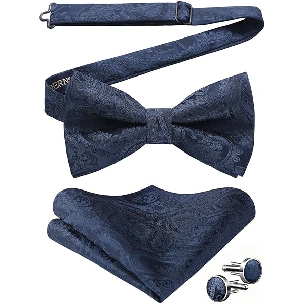 Noeud Papillon Tricot Manhattan Marine - Homme - Clj Charles Le Jeune