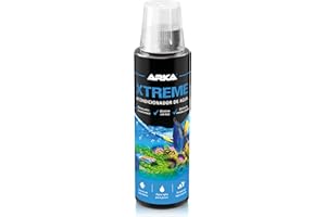 Acondicionador de agua para acuario 236 ml – ARKA Xtreme – elimina cloro, amoníaco y nitrito – neutraliza metales pesados – ideal para cambios de agua y nuevos acuarios