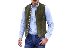 Bayersk dirndl väst för män vintage mocka läder cowboy väst oktoberfest kostym väst öl festival vardaglig outfit halloween fi