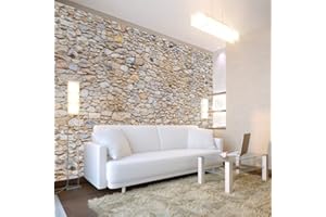 murando Papier peint intissé Pierre Optique 400x280 cm Décoration Murale XXL Poster Tableaux Muraux Tapisserie Photo Trompe l'oeil Pierre Optique 3D f-B-0001-a-a