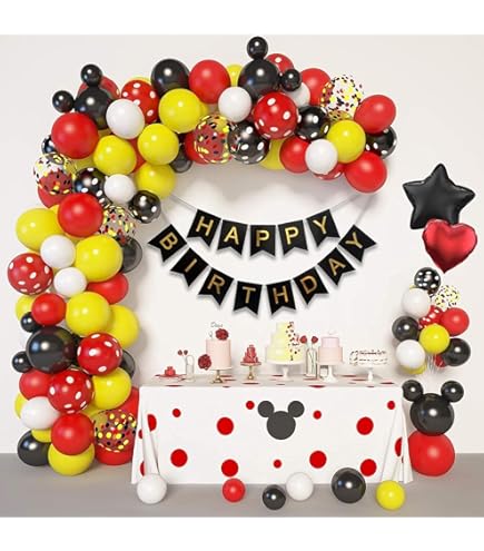 Ballon Transparent Mickey Mouse Clubhouse 18/45 Cm - Avec Rouages Métalliques - Amscan