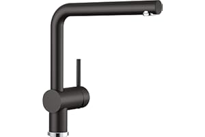 Blanco 526149 Linus Robinet de Cuisine, Noir, Hochdruck