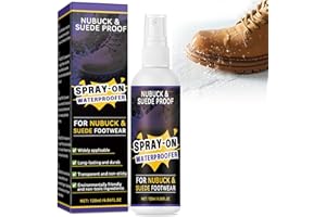 ASTICERS Suede Protector Spray, Shoe Protector Spray Waterproof, Rain & Stain Waterproof Protection for Sneakers, Nubuck, Canvas, Jackets, Suede Shoes, Boots, Leather, Carpets and Other Surfaces (120 ML)