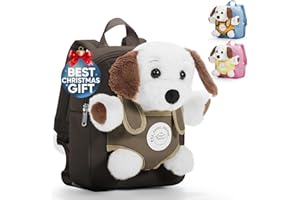 kibachev Kinderrucksack Mit Brustgurt Mädchen, Kindergarten Rucksack 8/10l, Kinder schulrucksack 2-3 Jahre, Kita Rucksack, Rucksack Kleinkind