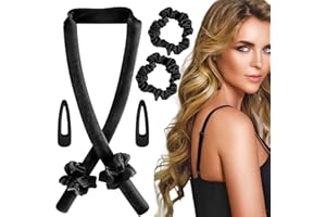 CHIMOO New Locken Ohne Hitze,Samt Heatless Curls Band Lockenwickler über Nacht mit Haarnadel Rutschfest Locken über Nacht DIY Heatless Hair Curler Set Haarband Locken über Nacht für Mittleres丨Langes Haar
