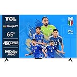 TCL 65P639, TV 65”, 4K HDR, Ultra HD, Google TV con design senza bordi (HDR 10, Game Master, Dolby Audio, compatibile con Ass