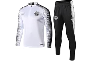 MZPQ Paris Uniforme Da Calcio, Tuta Da Allenamento Per Il Calcio Di Parigi, Club Uomo Calcio Europeo Di Calcio Felpa Manica Lunga Primavera E L'autunno Traspirante Sportswear Training