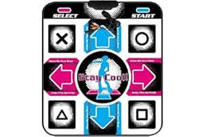 Evenlyao USB-Tanzmatte Dance Pad,rutschfeste Tanzschritt Dance Mat Retro Spiele Matte Für Kinder Gymnastik Und Fitness