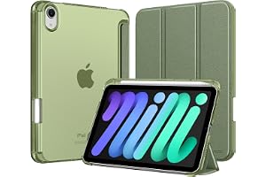 MoKo for iPad Mini A17 Pro Case 8.3 Inch 2024, iPad Mini 7th/6th Case 2021