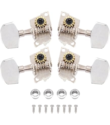 BQLZR Chrome Tuning Pegs For Ukulele/Guitar/Bass