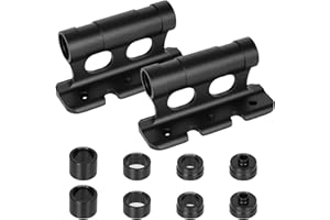 powglass 2 Stück Gabelhalterung Fahrrad aus Aluminiumlegierung, Auto Fahrrad Dachträger Gabelhalterung Schnellspanner, Vielse