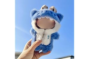 Yawdil Mignon Mini Poupée en Peluche Vêtements Tenue Seulement Vêtements Accessoires pour 17cm Labubu Poupées Pull À Capuche Vêtements DIY Enfants Cadeaux