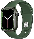 Apple Watch Series 7 – Grünes Aluminiumgehäuse mit Clover