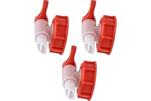 ISOLATECH SABEU Fluxx 3pcs. AH 23/51 HF robinet de soutirage pour bidons 5L et 10L avec DIN 51 filetage extérieur 54,8mm alimentaire robinet de soutirage bec verseur 23mm pour doser sans glouglouter