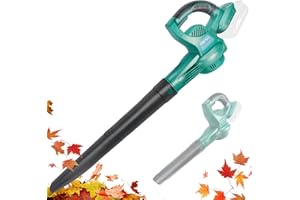 TEETOK Cordless Leaf Blower Compatible with Makita 18V Battery, 150 MPH & 130 CFM Electric Leaf Blower with 2 Detachable Tubes for Home Lawn Care Leaf Blowing, Garden Snow, Dust (Tool Only)