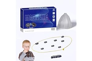 Hanwin® Kluster Magnetspiel, Magnet Spiel, Magnetisches Schachspiel, Magnetic Spiel, Schachbrett Magnetisch(Rope)