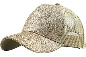 Luckywaqng Casquette marine pailletée pour camionneur, chaotique, couleur unie, chignon de baseball, casquette unisexe pour enfant de 2 ans