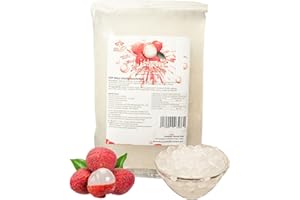 ‎PANDA MEISTER 600 g Bubble Tea Beads Popping Boba Litchi Fruit Beads Bubbletea Beads Set Vegan Super Ideas for DIY Bubble Tea Topping for DIY