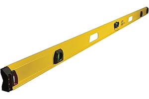 STANLEY FATMAX STANLEY 1-43-557 Niveau Profile-I-Beam 180 Cm Gamme FATMAX - Corps En Aluminium - Absorbeur De Chocs - Grande Fiole Centrale Plus Visible - Précision 0.5Mm/Mètre