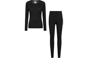 Mountain Warehouse Talus Womens Long Sleeves Baselayer Top - Thermal Underwear, Lightweight, Breathable, Warm & Easy Care - Autumn, Winter & Outdoors