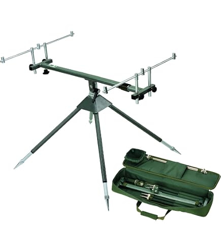 Rod Pod Ruten-Halter 3 Ruten Aluminium Rutenständer & Angel-Ständer Mit