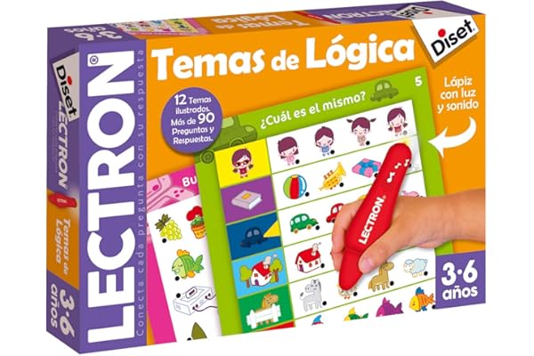 Diset - Lectron Lapiz Temas De Logica, Juego educativo de asociar preguntas y respuestas a partir de 3 años