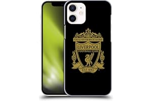 Head Case Designs sous Licence Officielle Liverpool Football Club Noir 2 Crête 2 Coque Dure pour l'arrière Compatible avec Apple iPhone 12 Mini