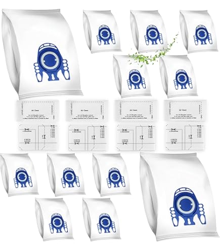 Filtri Aspirapolvere Miele Sacchetti Ricambio Per Aspirapolvere Miele - Confezione Da 14 Con Filtri E Deodoranti Filtri Arilean E Deodoranti - Foto 2