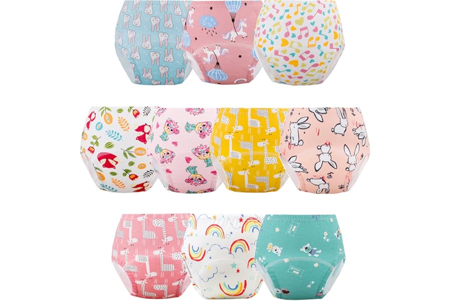 JackLoveBriefs Potty Training Pants for Boys Girls, Learning Designs Training Underwear Pants 2-5T