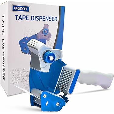 Heavy Duty Tape Gun Dispenser Packing Machine Shipping Grip Sealing Roll Cutter
