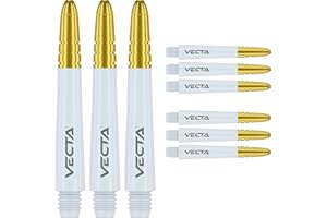 WINMAU Dart Shaft - Vecta Polycarbonate Dart Stems - 1 Set per pack (3 darts Shafts in total) - Professional Darts Accessories - Available in Short, Intermediate and Medium